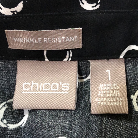 Chico’s Cotton Collard Top - Picture 7 of 8